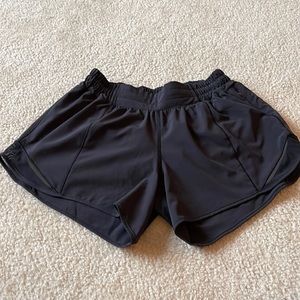 Lululemon black shorts size 6